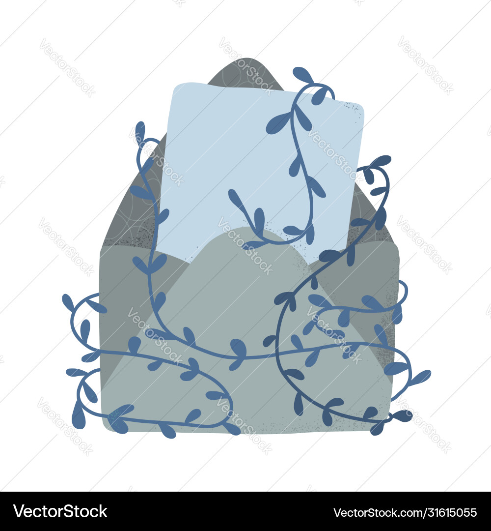 Message text with envelop and phone mail vector image