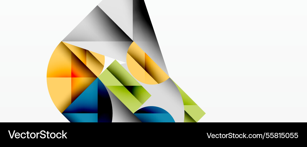 Modern abstract composition with layered circles Modern abstract composition with layered circles vector image