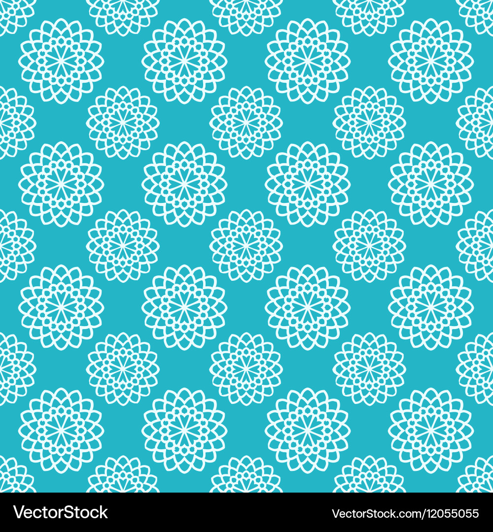 Retro different seamless patterns Vector Image