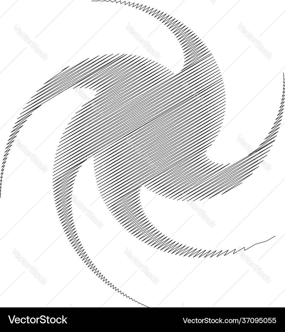 Spiral swirl twirl design element with sketchy Spiral swirl twirl design element with sketchy vector image