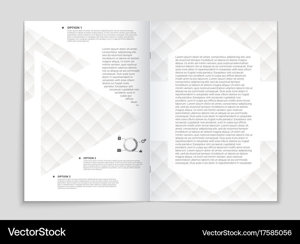 Abstract layout background set for art Vector Image