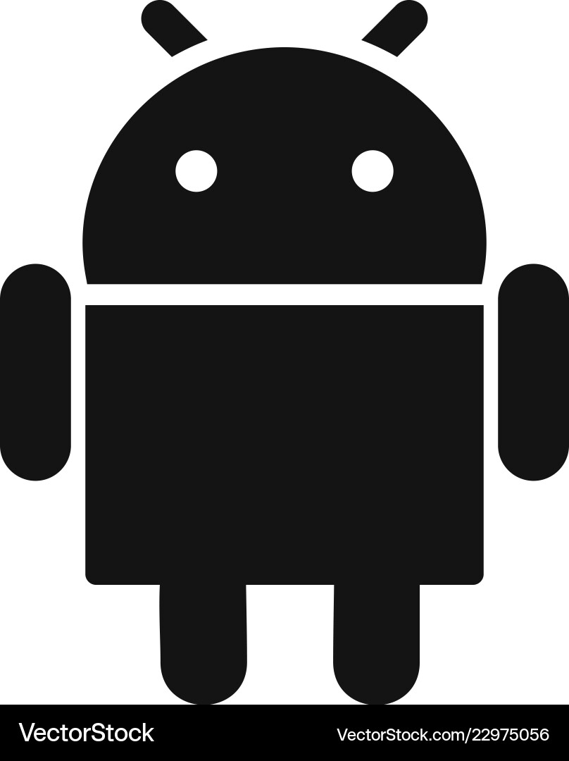Android icon vector image
