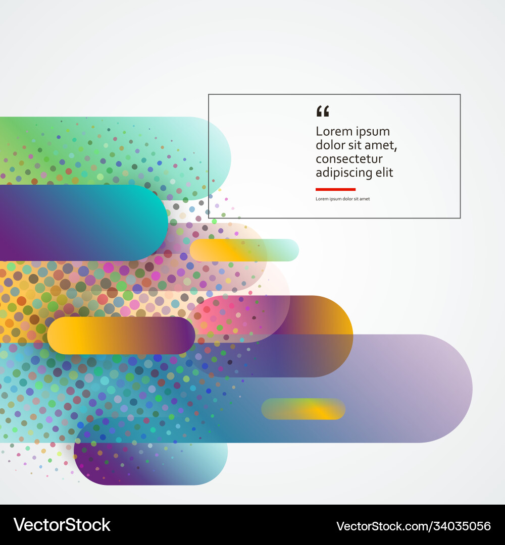 Flat dynamic shapes in minimalistic style Vector Image