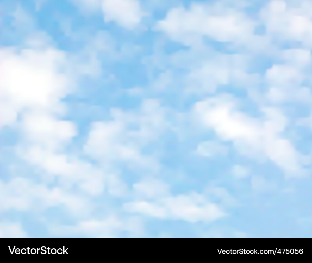 Light clouds vector image