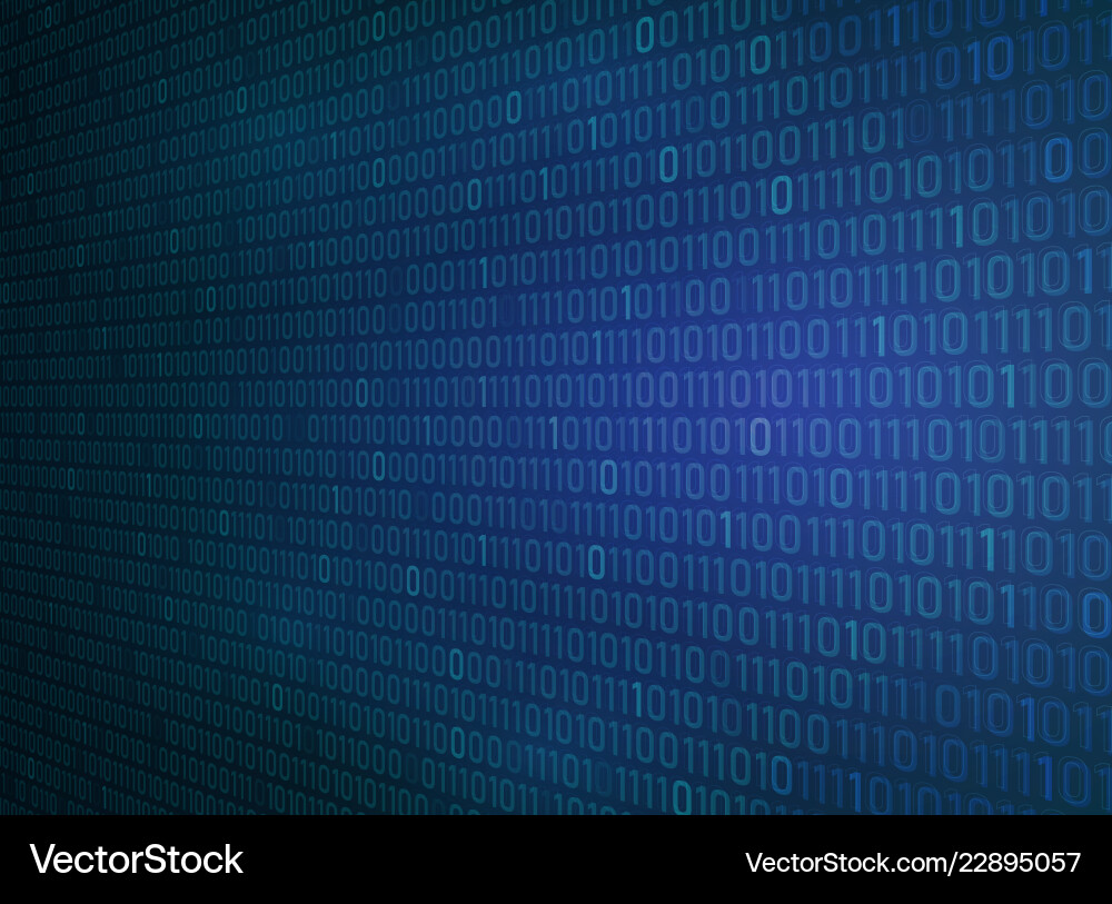 Abstract of binary zero one technology gradient Abstract of binary zero one technology gradient vector image