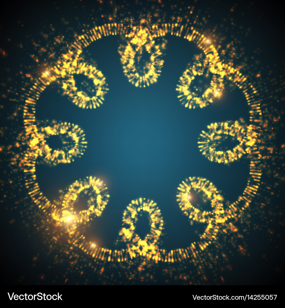 Abstract space background explosion vector image