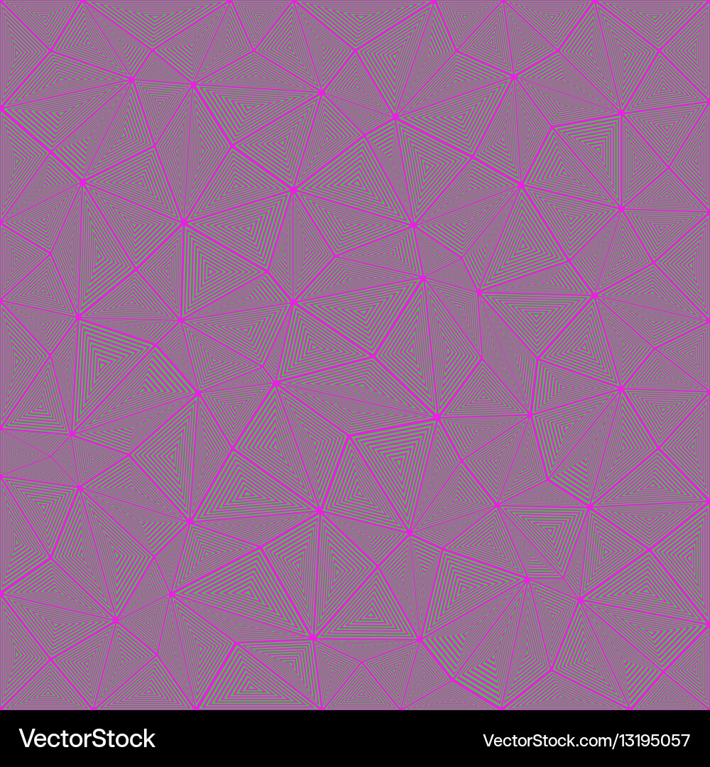 Abstract striped triangle puzzle background design vector image