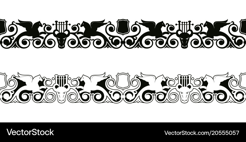 Ancient roman ornament Royalty Free Vector Image