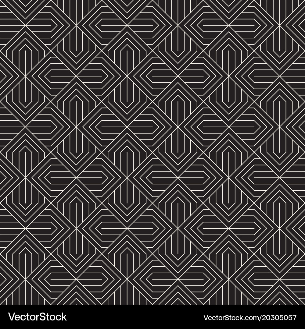 Geometric Line Pattern vector image