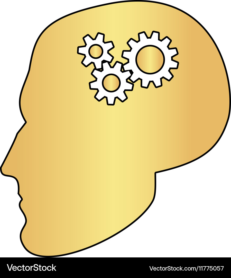 Head gears computer symbol Vector Image