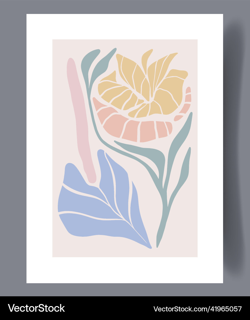 Scandinavian abstract print set Scandinavian abstract print set Vector Image