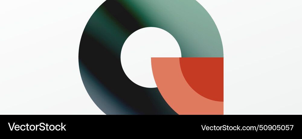 Trendy simple circle abstract background Trendy simple circle abstract background Vector Image