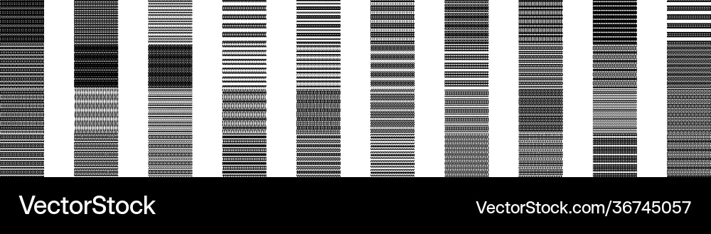 Universal different geometric seamless patterns Universal different geometric seamless patterns vector image