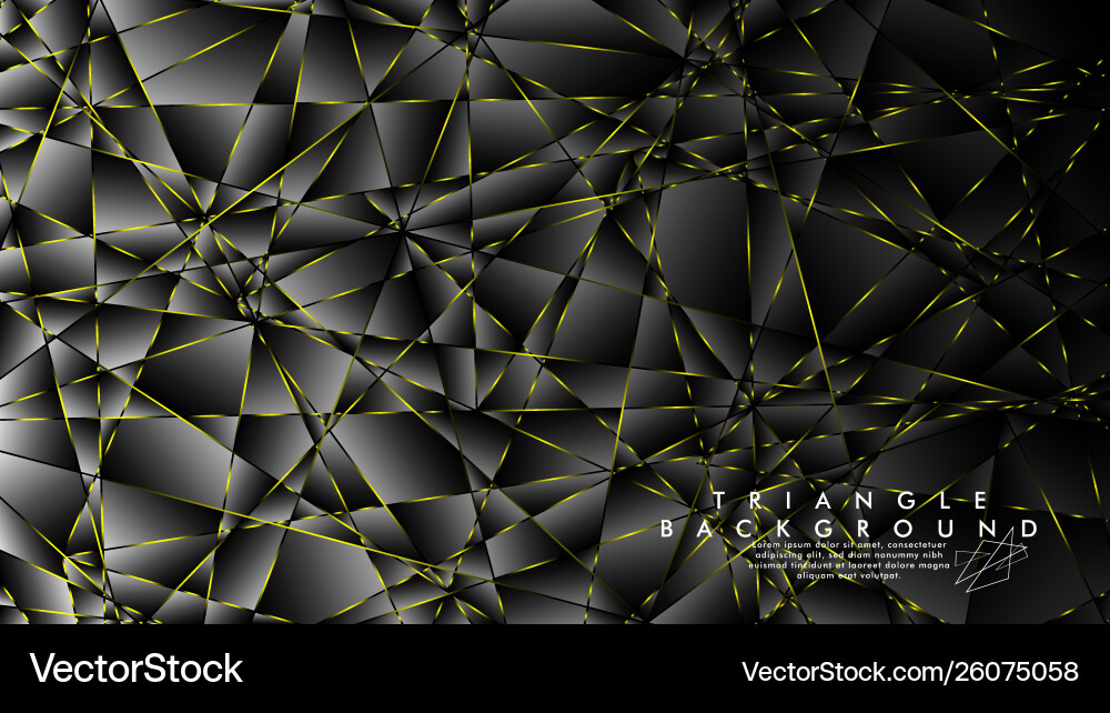 Abstract background of geometric with luxurious Vector Image
