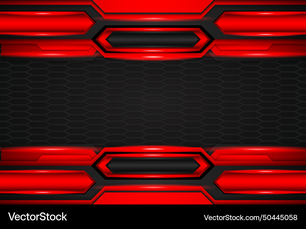 Abstract background with black and red color Abstract background with black and red color Vector Image
