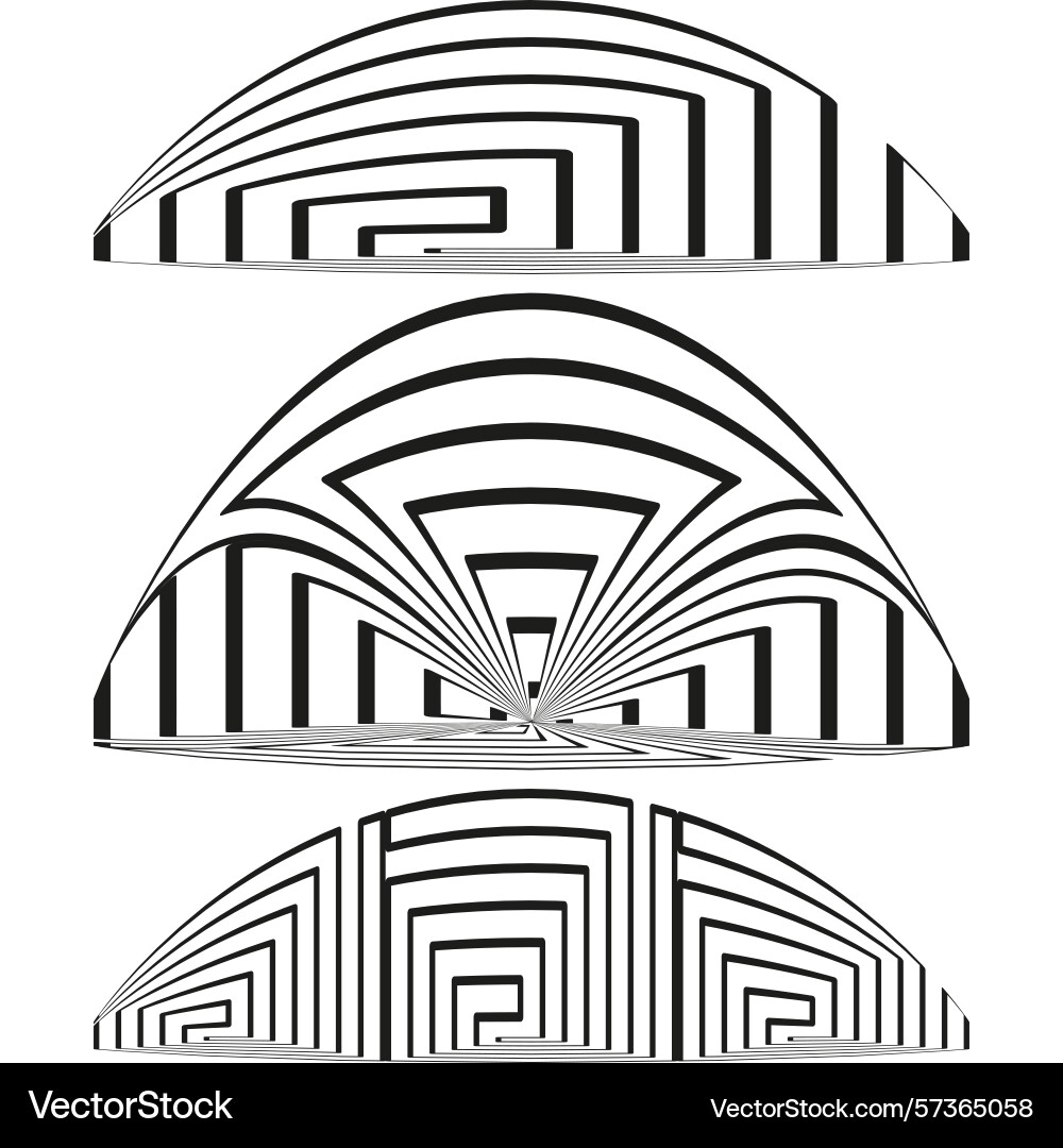 Abstract line pattern curved stripe design Abstract line pattern curved stripe design Vector Image