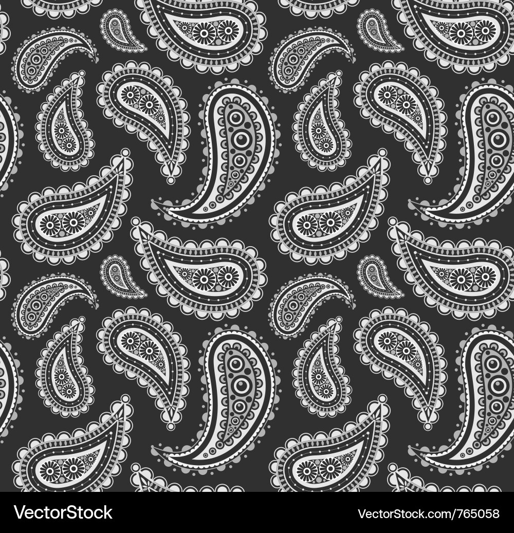 Elegant Paisley Pattern Vector Image