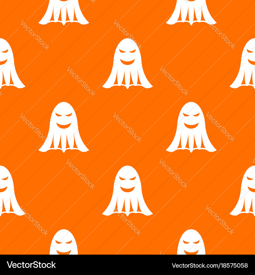 Ghost pattern seamless Vector Image