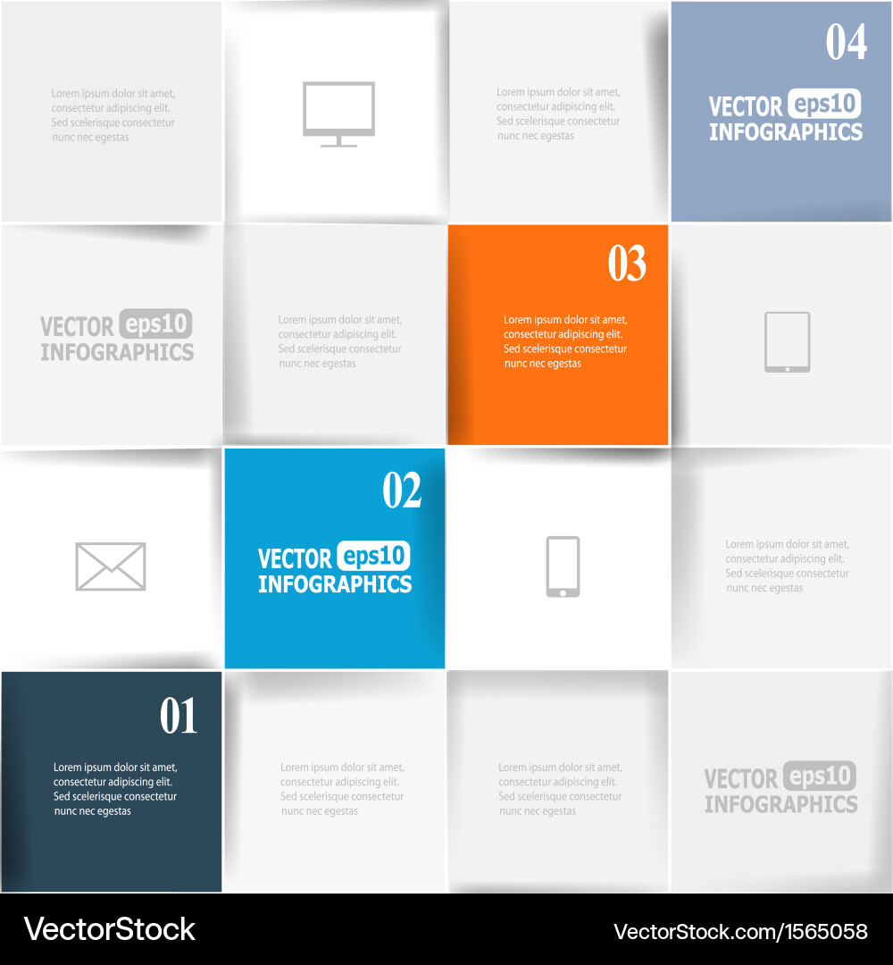 Modern business infographics Vector Image