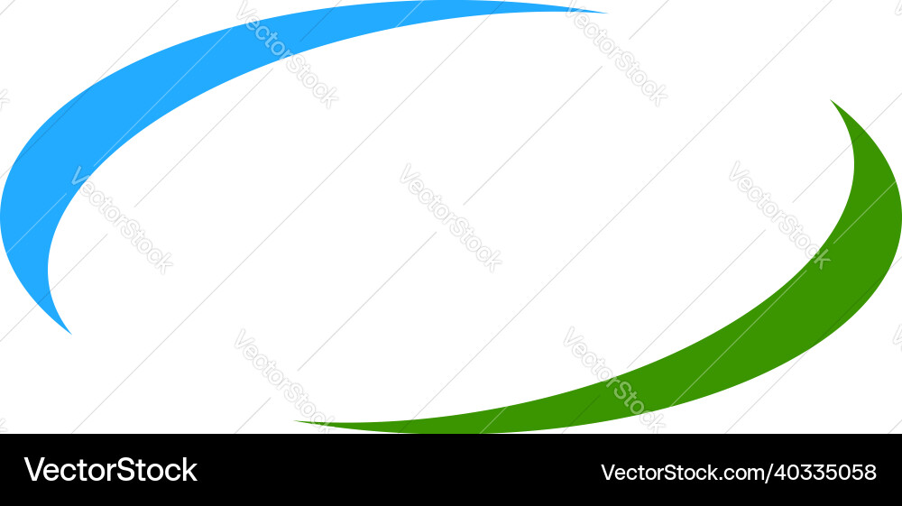 Oval ellipse empty blank circular banner shape Oval ellipse empty blank circular banner shape Vector Image