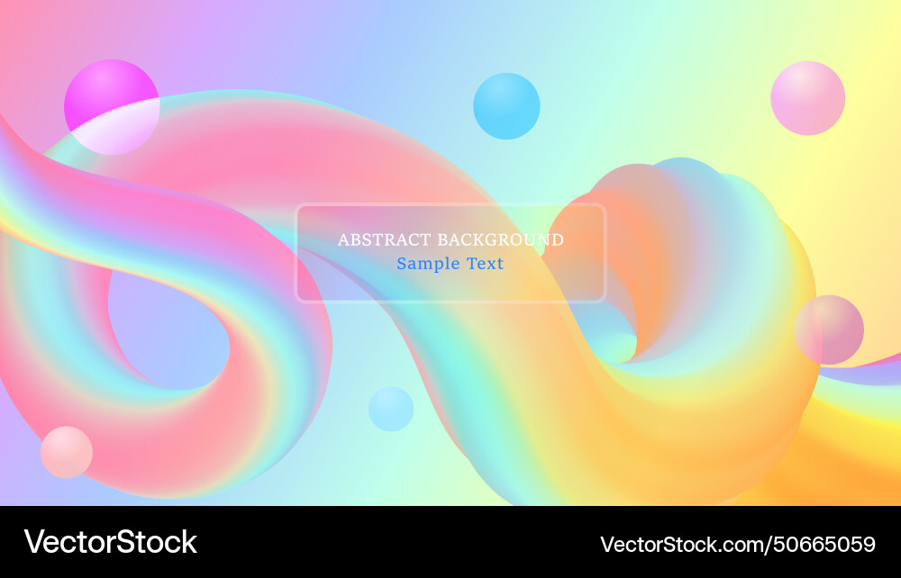 Abstract liquid gradient background design vector image