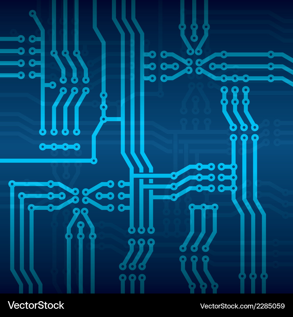 Circuit board Royalty Free Vector Image - VectorStock