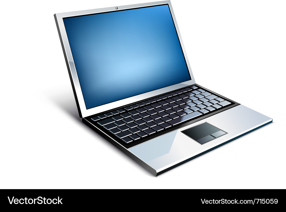 Laptop Computer vector image