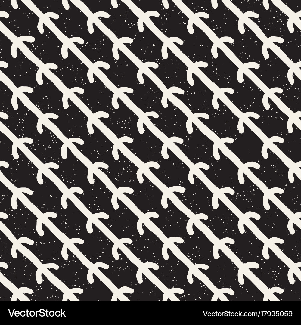 Seamless pattern with hand drawn lines abstract vector image