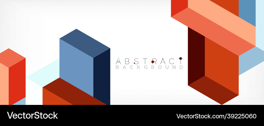 Abstract background 3d cubes cubic elements Abstract background 3d cubes cubic elements vector image