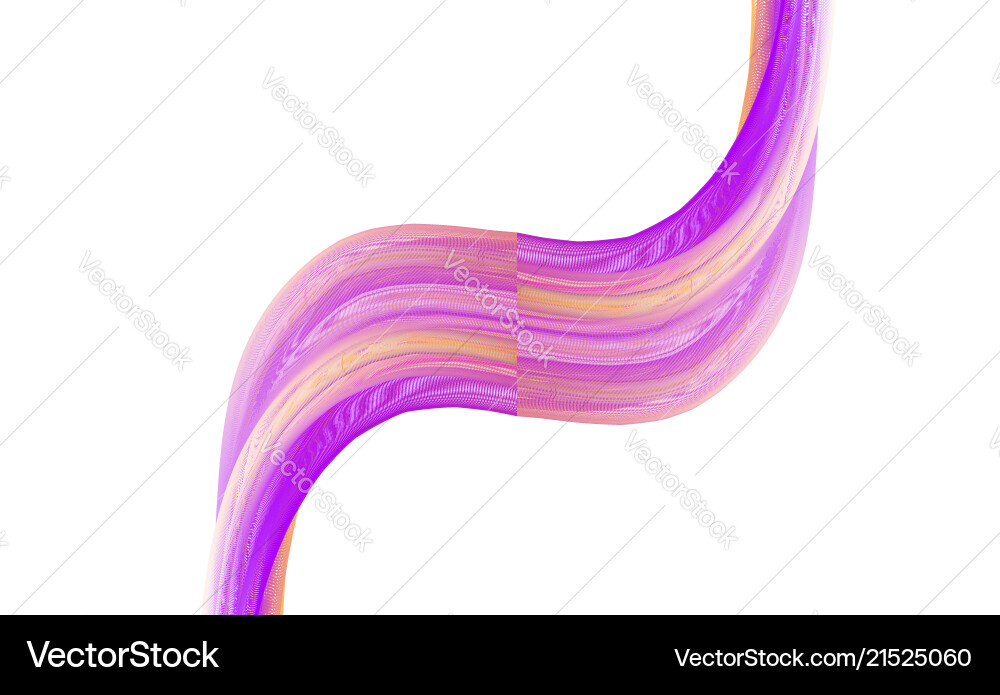 Abstract design element wire bright object wavy Abstract design element wire bright object wavy Vector Image