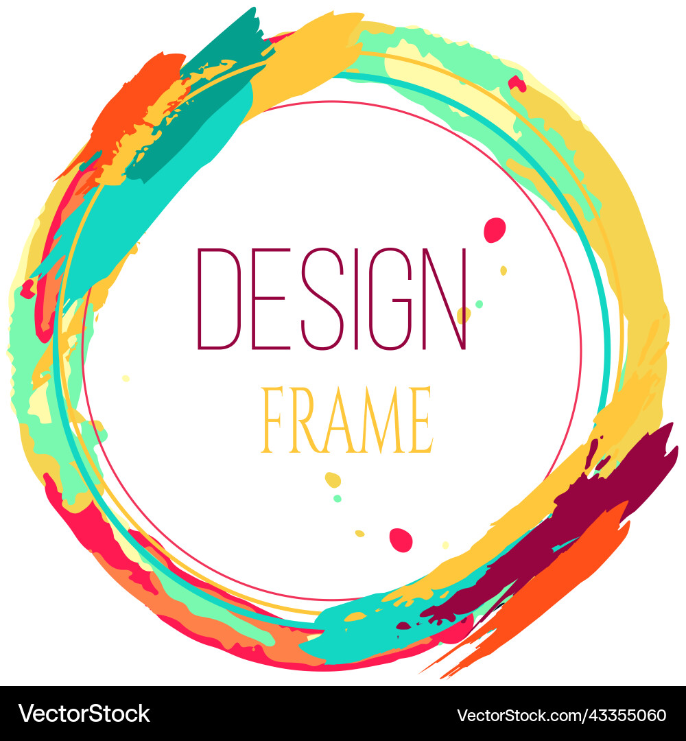 Colored background texture frame best design Colored background texture frame best design vector image