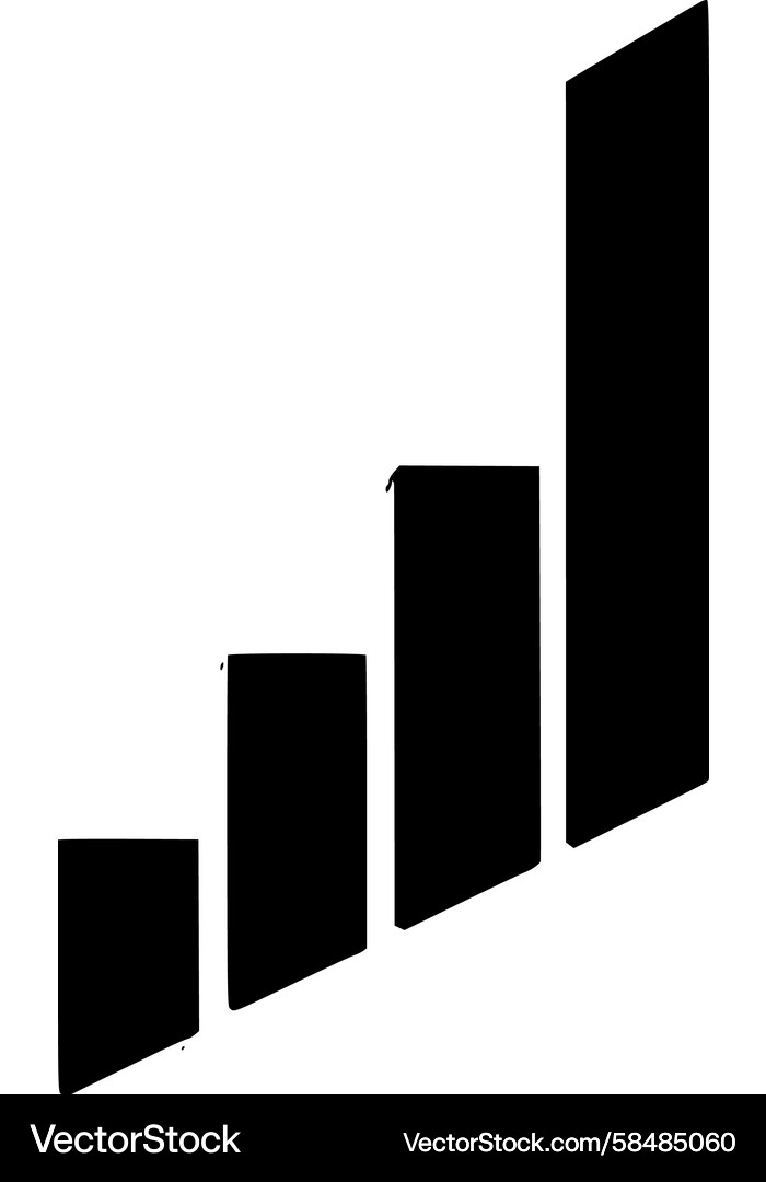 Dynamic Ascent Chart Vector Image