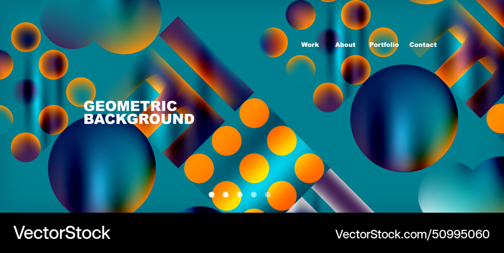 Geometric pattern with circles and triangles Geometric pattern with circles and triangles Vector Image