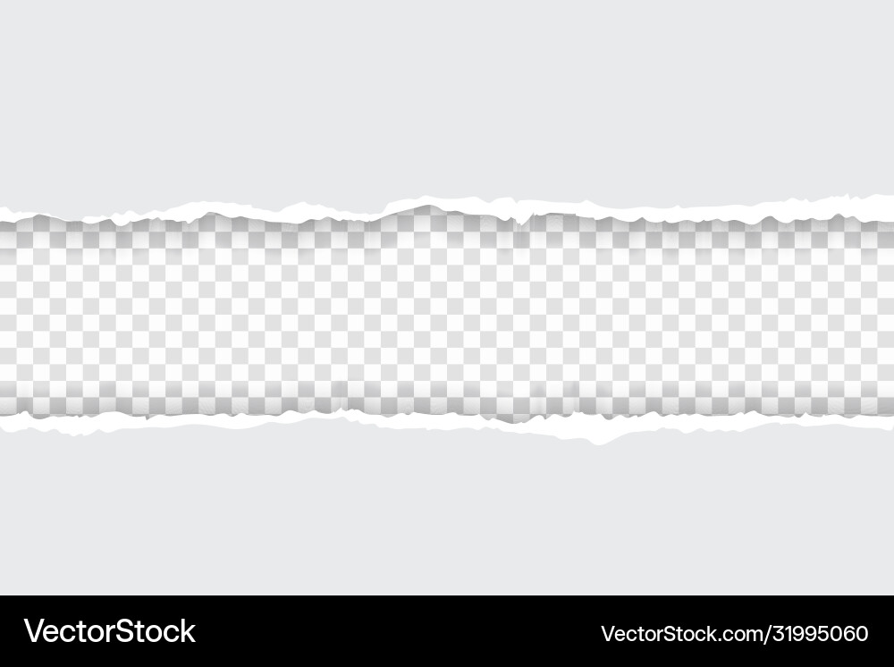 Torn Papier mit gewellten Kanten realistisch Torn Papier mit gewellten Kanten realistisch vektorbild