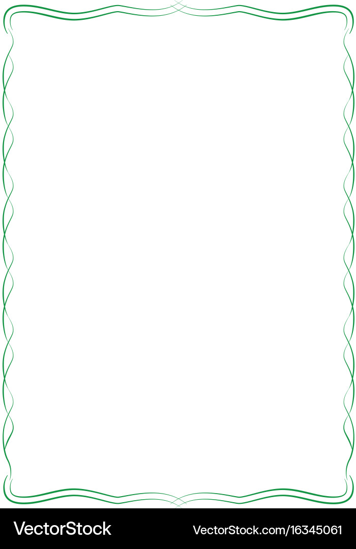Elegant Frame Border Vector Image