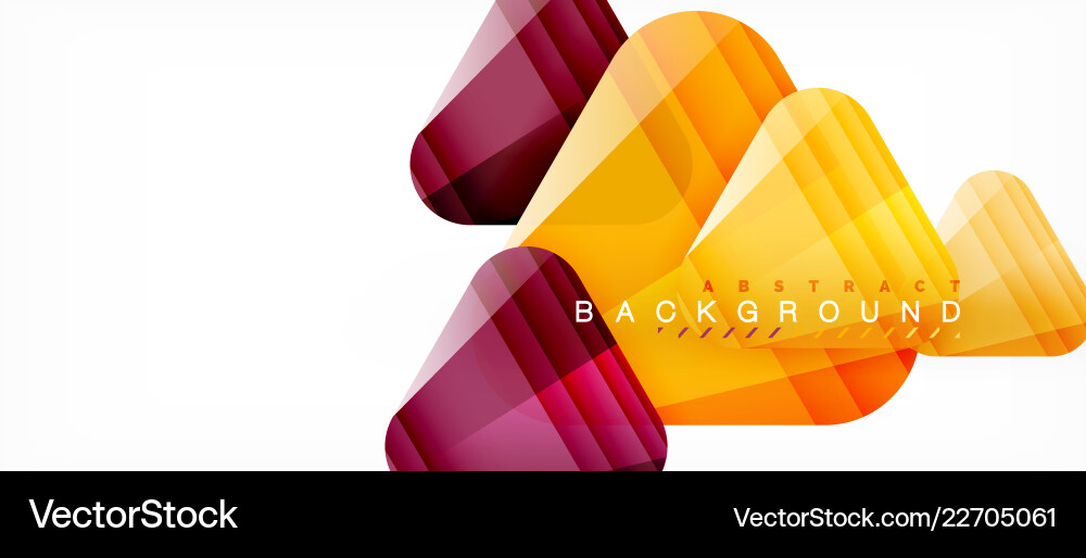 Geometric abstract background triangles Vector Image