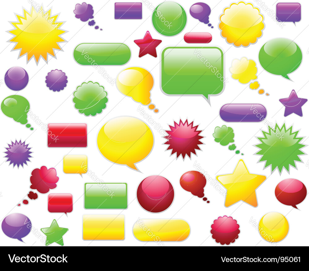 Web elements Vector Image