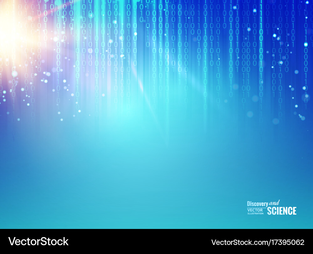 Abstract Data Matrix Background vector image
