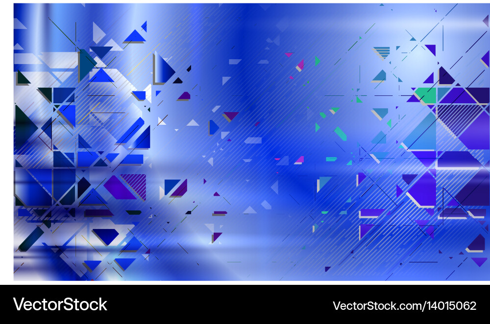 Dynamic Geometric Shards vector image