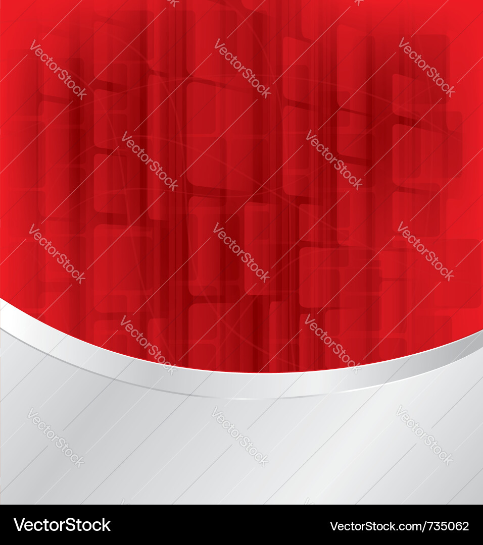 Red Bokeh Abstract Background vector image