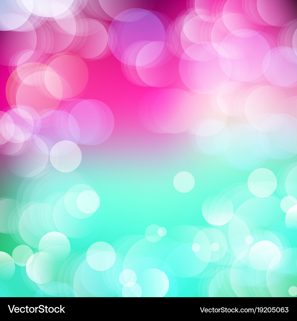 Abstract defocused bokeh lights background Vector Image