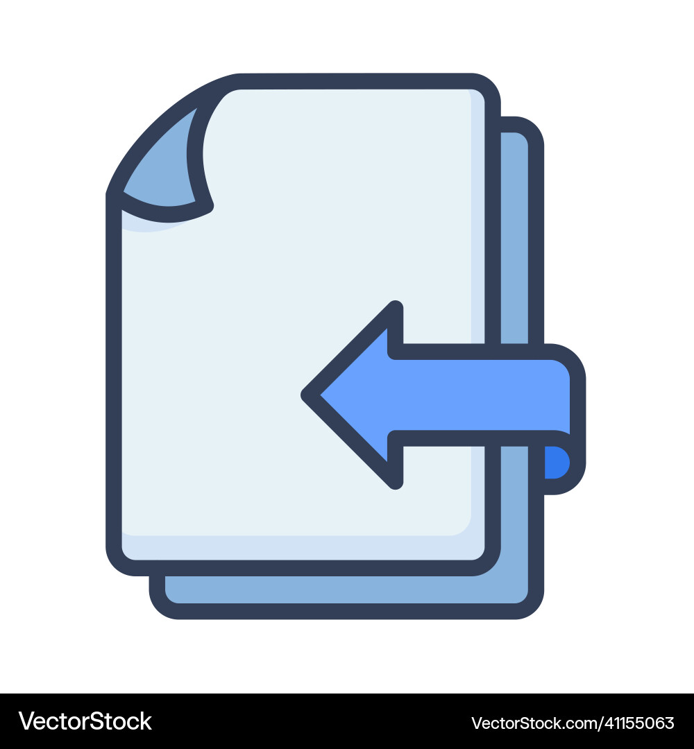 Merge document file paper page merging single vector image