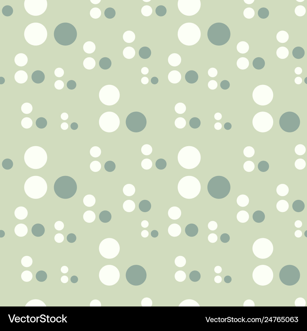 Seamless Circle Drop Pattern vector image