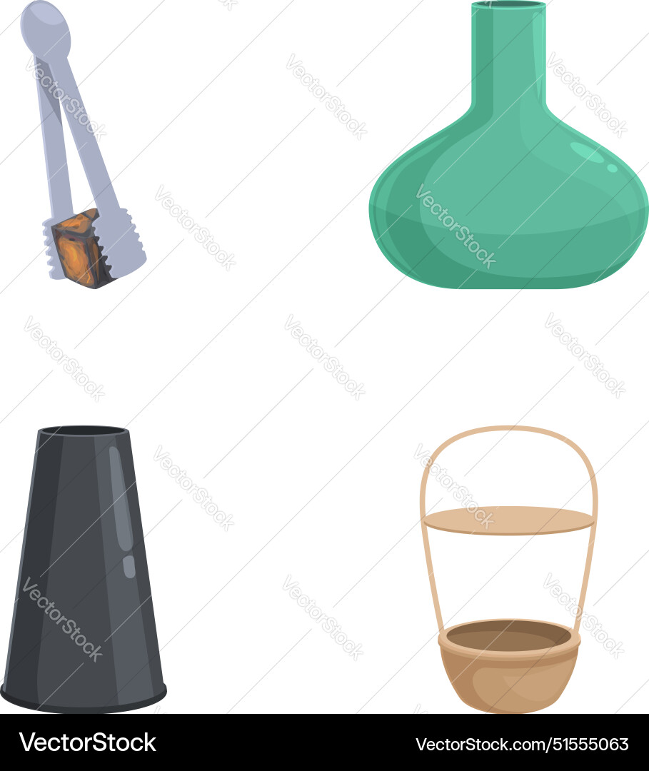 Set of everyday objects Set of everyday objects vector image