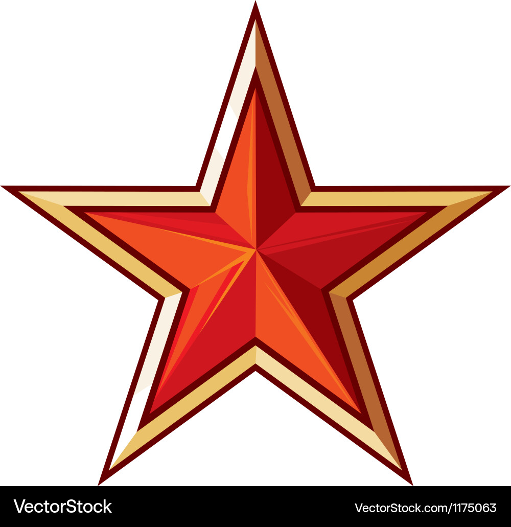 Soviet star vector image