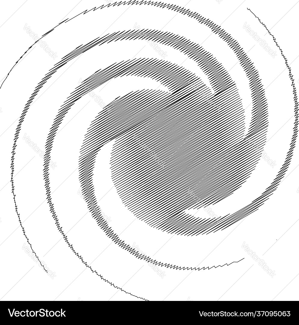 Spiral swirl twirl design element with sketchy Spiral swirl twirl design element with sketchy vector image