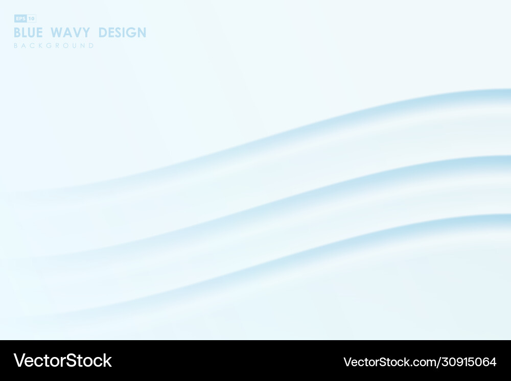 Abstract gradient blue wavy line pattern Abstract gradient blue wavy line pattern vector image