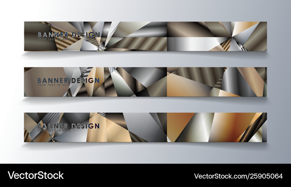Abstract rectangle banner with a background Abstract rectangle banner with a background Vector Image