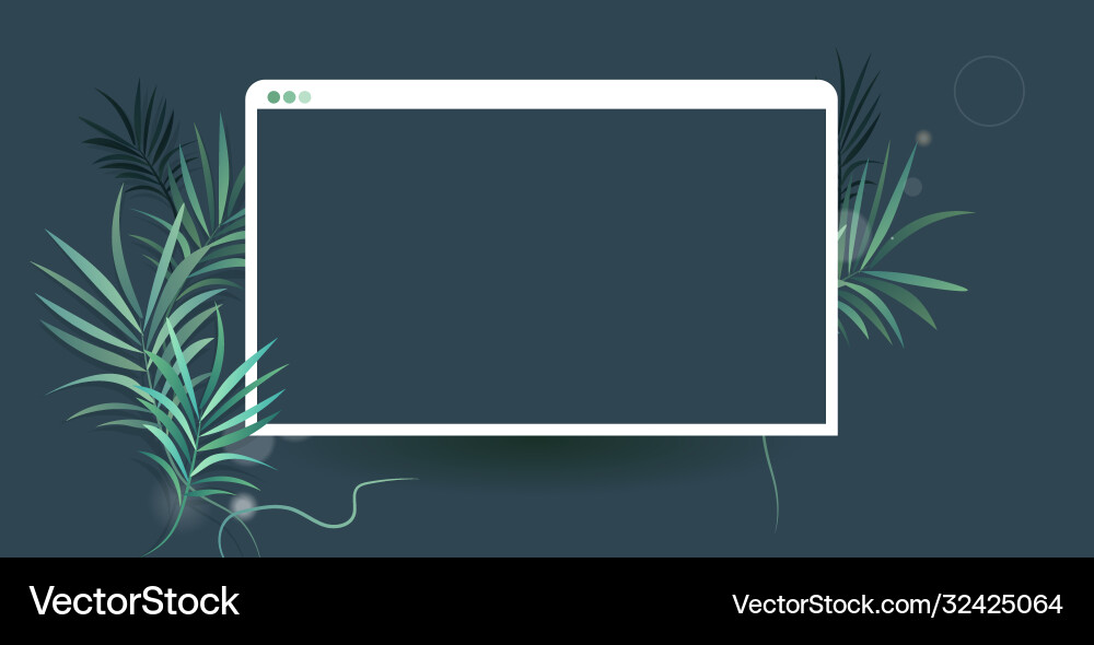 Modern web browser window internet empty page ui Modern web browser window internet empty page ui vector image