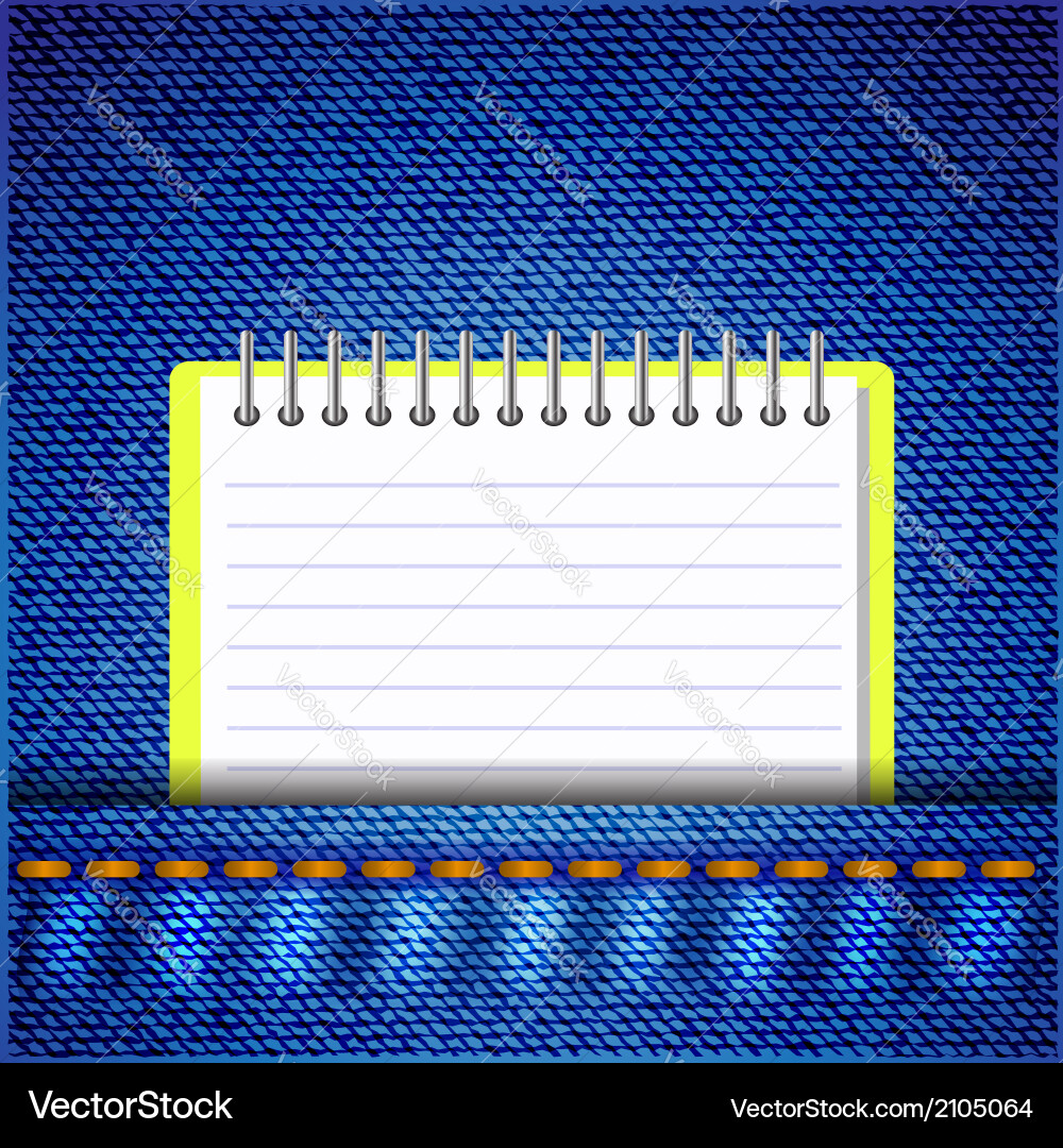 Notebook vector image